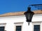 Street Lamp With Wrought Iron Design In Faro Portugal