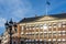 Street level view of the Danske Bank building