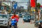 Street life and traffic in Phatthalung, Thailand