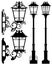 Street light vector