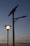 Street lighting, solar energy