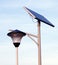 Street lighting, solar energy