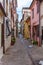 A street of little city of Sirolo, Mount Conero, Marche, Italy