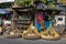 Street markets of Calcutta.There is a lot of street market and groceries in the old town