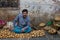 Street markets of Calcutta.There is a lot of street market and groceries in the old town