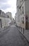 Street in montmartre in Paris