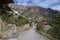 On the street of the mountain village of Gimry, Dagestan