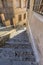 Street of the old town in the center of Toledo. Spain