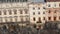 Street of Old town in Lviv. city in the sunlight Ukraine