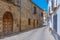 Street in the old town of Spanish city Baeza.