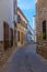 Street in the old town of Spanish city Baeza.