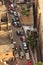 Street of old town with traffic, Cairo