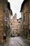 Street of Old Urbino, Italy at Dull Day