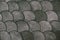 Street paving, fish scale pattern