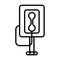 Street phone icon vector illustration