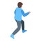 Street physical activity icon, isometric style