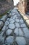 Street in Pompei ruins, Italy.