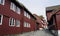 Street in the port of Torshavn, Island of Streymoy, Faroe Islands, Denmark