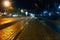 Street railway at night, San Francisco.