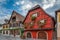 Street in Ribeauville, Alsace, France