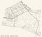 Street roads map of the Quatre Carreres district of Valencia, Spain