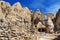 Street in rock village Kandovan. Iran