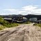 Street in rural locality village Teriberka in Kolsky District of Murmansk Oblast, Russia