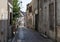 Street in Sancerre in France