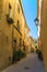 Street in Scansano in Tuscany, Italy