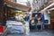 Street Scene Catania food Market, Sicily, Italy