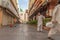 Street scene in Deira district, Dubai