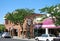 Street Scene in Downtown Coeur d`Alene, in the Rocky Mountains, Idaho