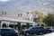 Street Scene in Downtown Palm Springs in the Southern Desert, California