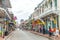 Street scene in the French Quarter in New Orleans