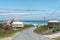 Street scene, with houses, in Suiderstrand near Cape L`Agulhas