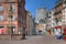 Street scene in Mulhouse, France