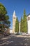 Street scene next to Koper Cathedral