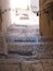 Street scene with steps in Monte Sant`Angelo, on the Gargano Promontory in Puglia, southern Italy.