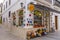 Street scene with traditional Andalucian architecture in the historical city of Cordoba, Spain