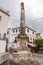 Street scene with traditional Andalucian architecture in the historical city of Cordoba, Spain