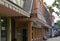 Street Scene in Traverse City at the Grand Traverse Bay at Lake Michigan