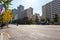 Street scene at Yeouido district.