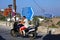 Street scenery in Apollonia town, Sifnos island, Greece.