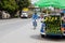 Street sell of avocado at an old car at El Cerrito on the Valle del Cauca region in Colombia