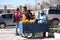 Street seller of orange juice in Bolivia