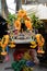 Street shrine, little Buddhist altar in Bangkok