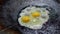 Street-side Culinary Delight: Crafting Perfect Half-Fry Eggs in Delhi