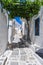 Street in Sifnos island, Cyclades, Greece