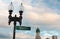 Street sign and buildings - Boston - MA