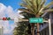 Street sign of famous street Ocean Drive in Miami.